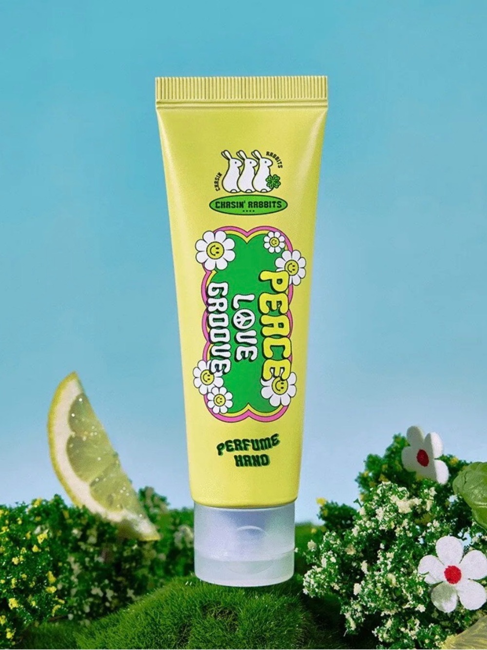Yellow Peace Love Groove Perfume Hand Cream